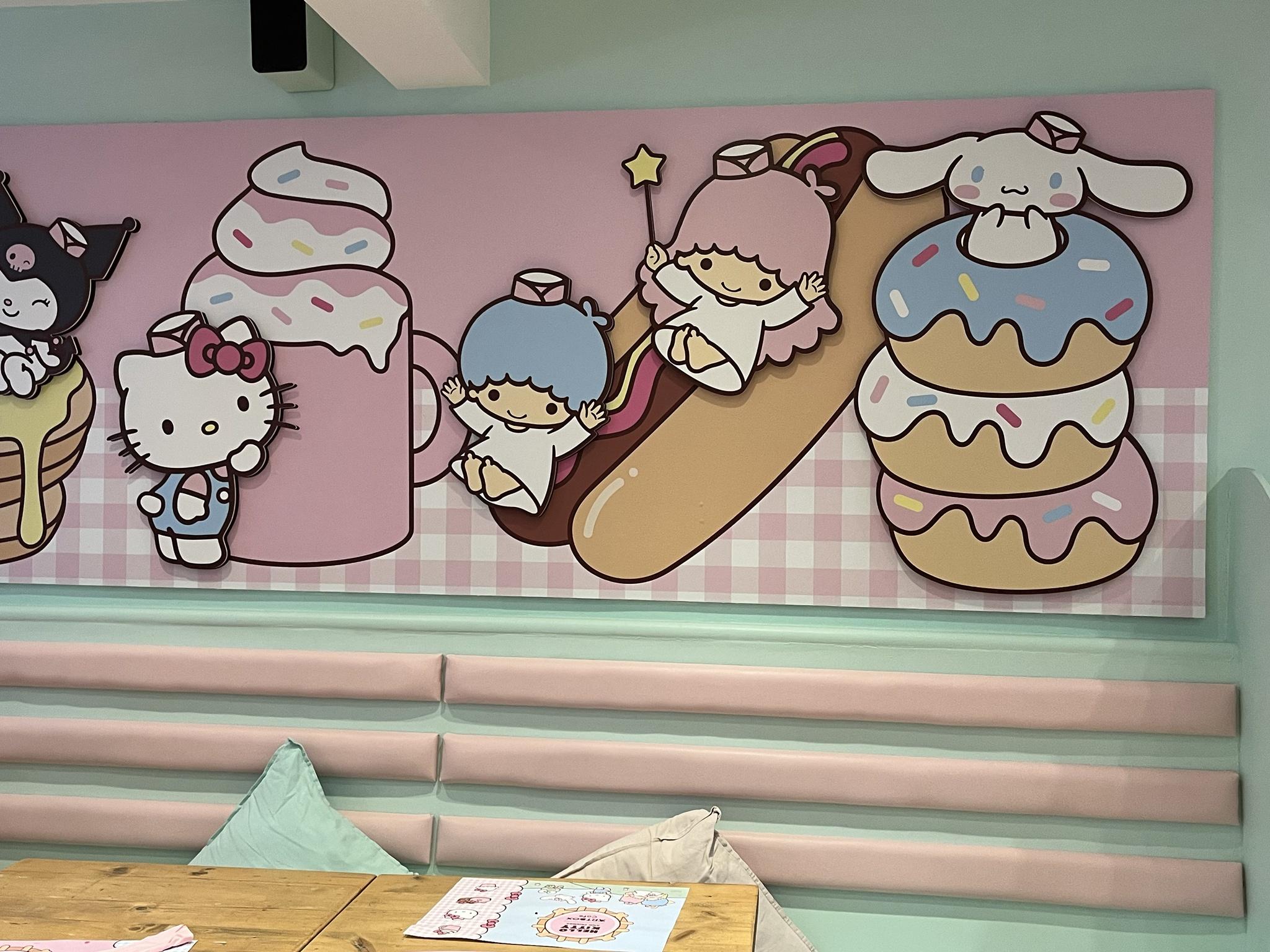 the hello kitty and friends artbox cafe