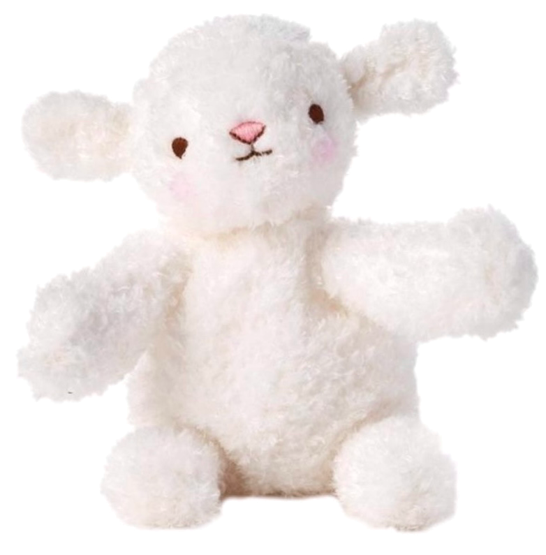 a lamb plushie