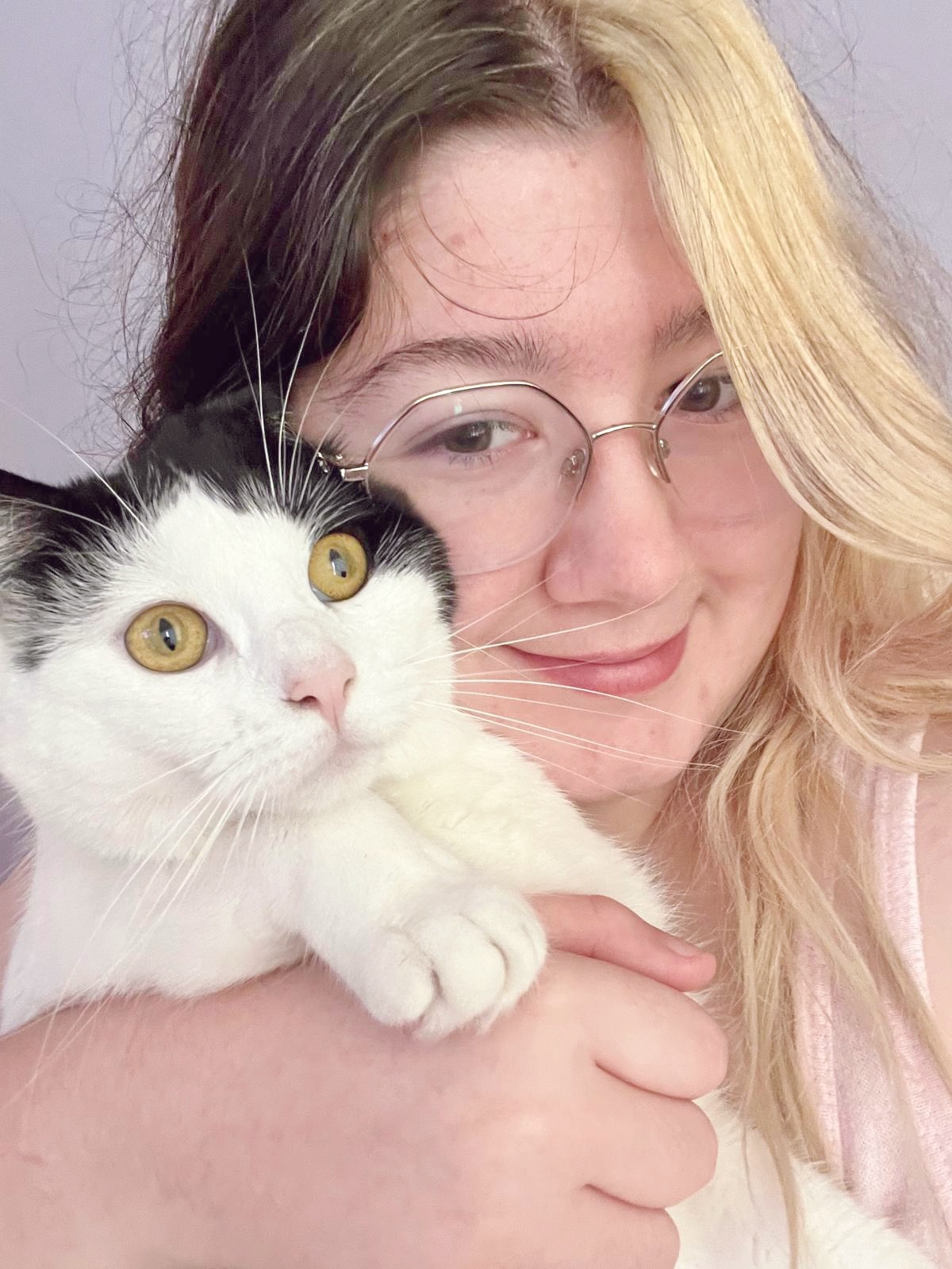 my cat ditzy and me