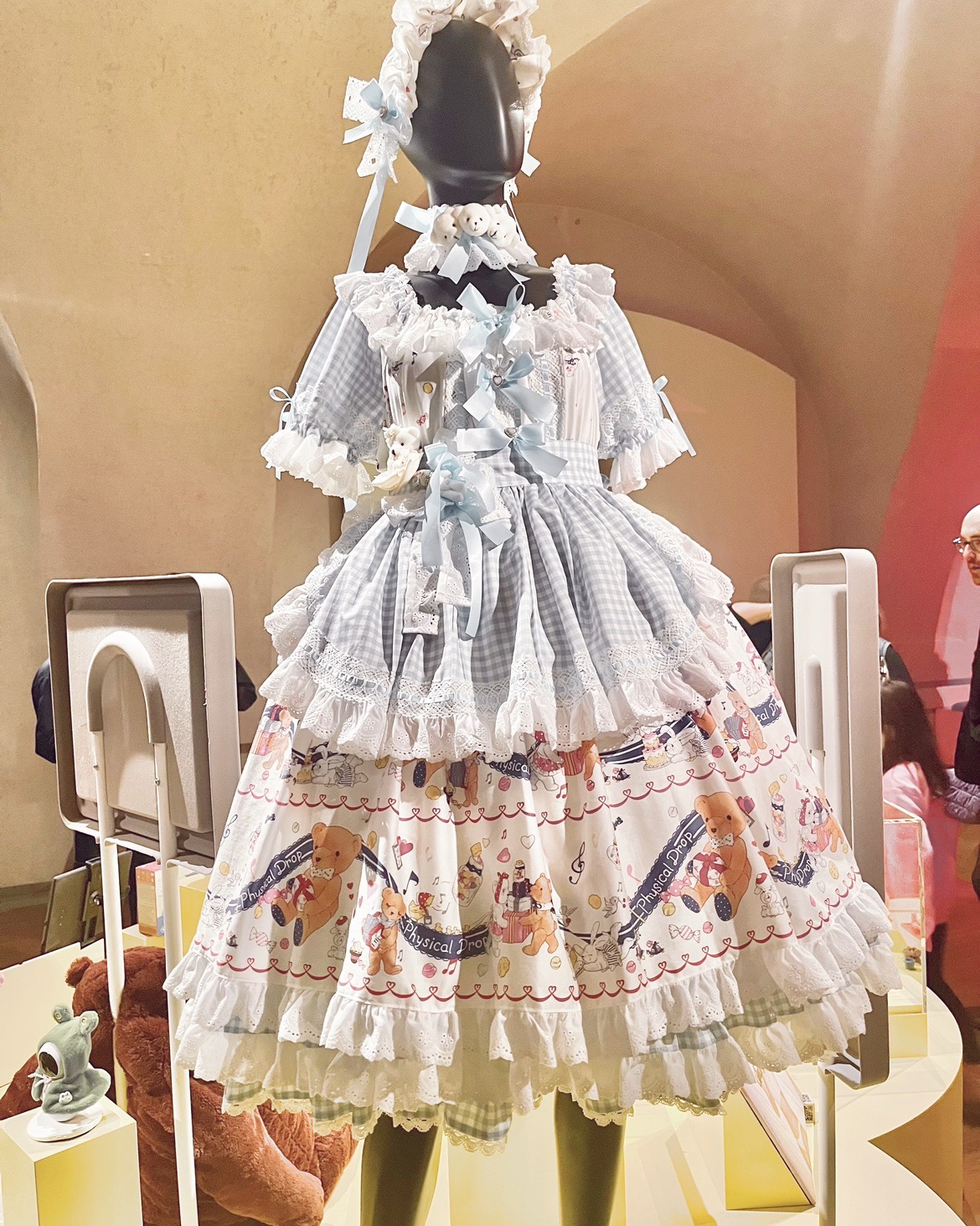 a mannequin sporting a lolita dress